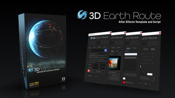 3D Earth Route - 35521921 Download Videohive