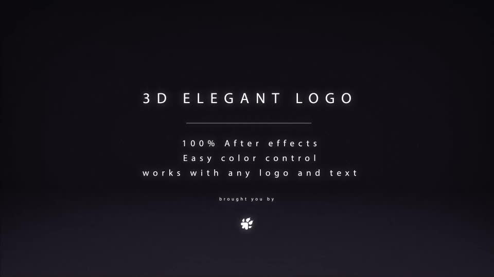 3D Elegant Logo - Download Videohive 16460465