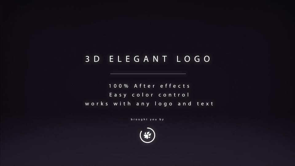 3D Elegant Logo - Download Videohive 16460465