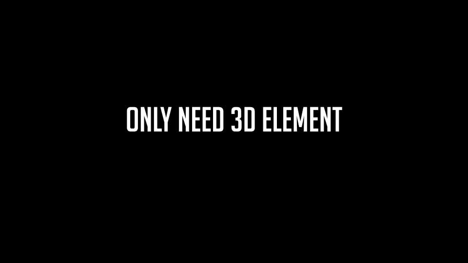 3D Element Title and Logo - Download Videohive 5004451