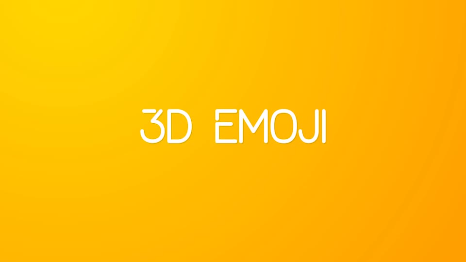 3D EMOJI - Download Videohive 20410223