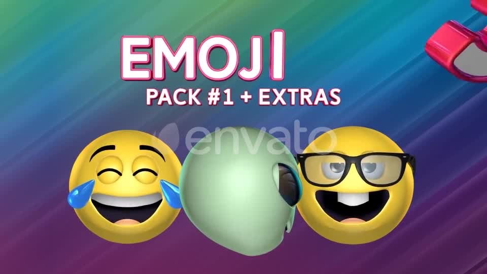 3D Emoji Pack 1 - Download Videohive 21443075