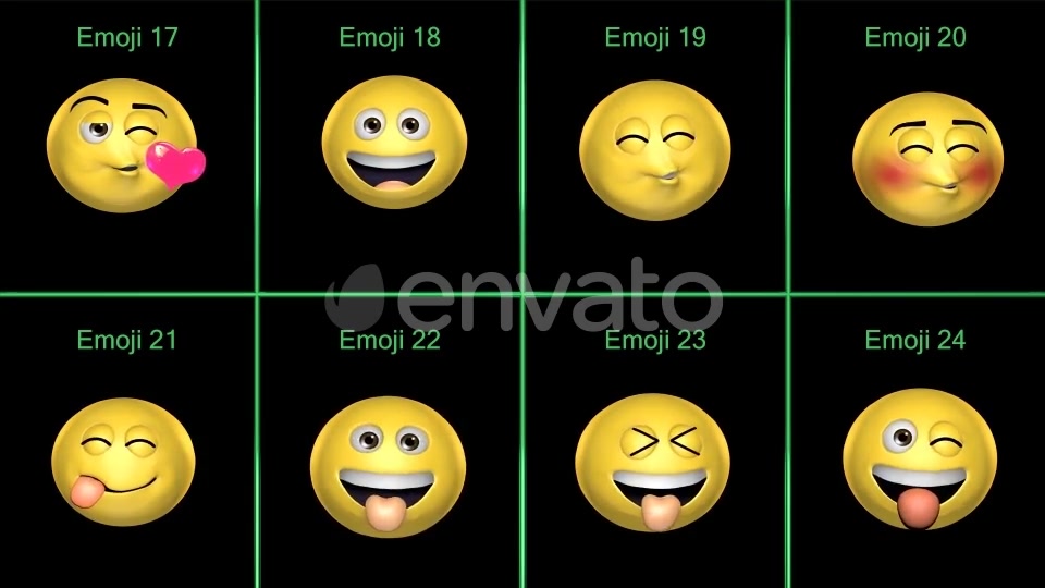 3D Emoji Pack 1 - Download Videohive 21443075