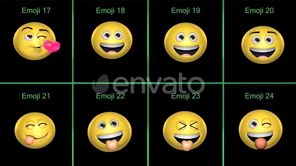 3D Emoji Pack 1 - Download Videohive 21443075