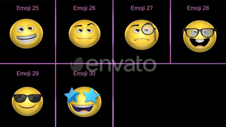 3D Emoji Pack 1 - Download Videohive 21443075