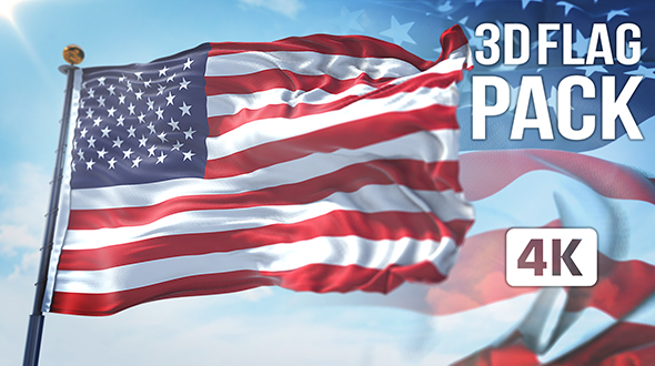 3D Flag Collection - Download Videohive 20317622