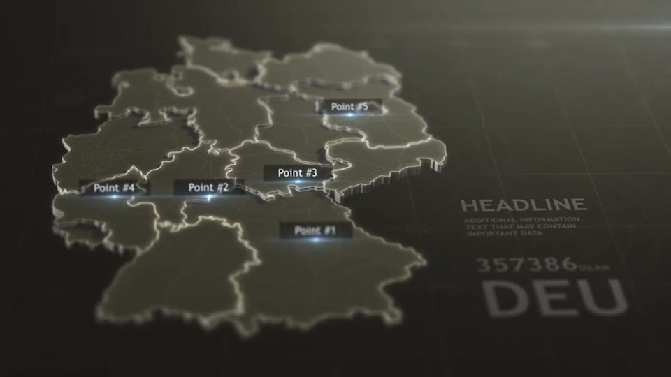 3D Germany Map Videohive 29592511 After Effects Image 6