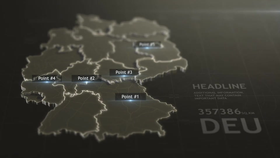 3D Germany Map Videohive 29592511 After Effects Image 7
