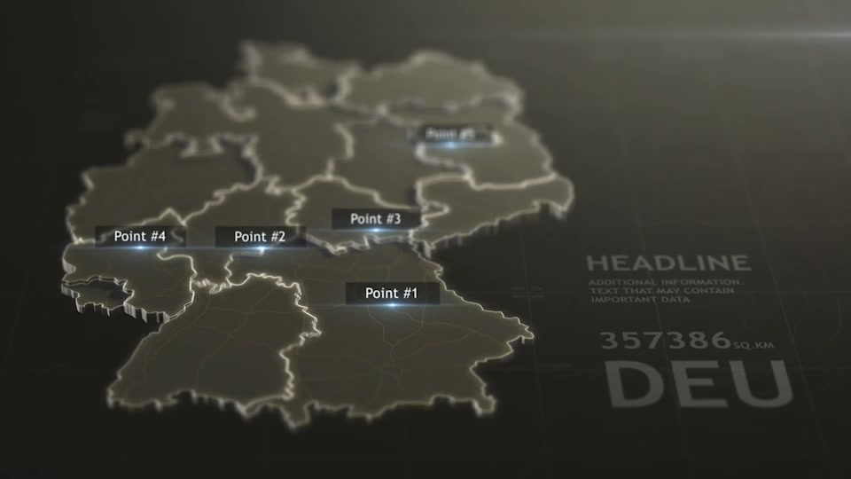 3D Germany Map Videohive 29592511 After Effects Image 8