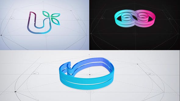 3D Glossy Architecture Logo - 23098497 Download Videohive