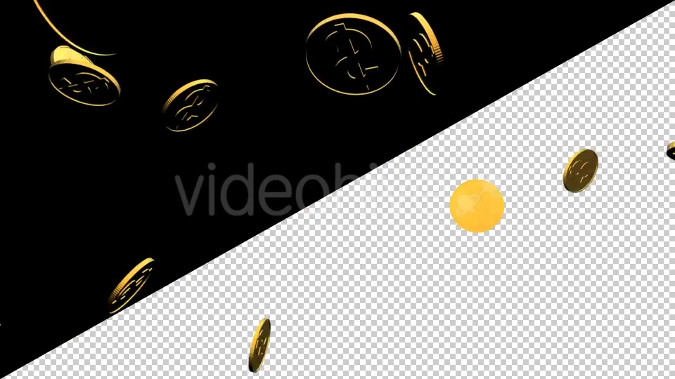 3D Gold Coins Explosion - Download Videohive 20176272