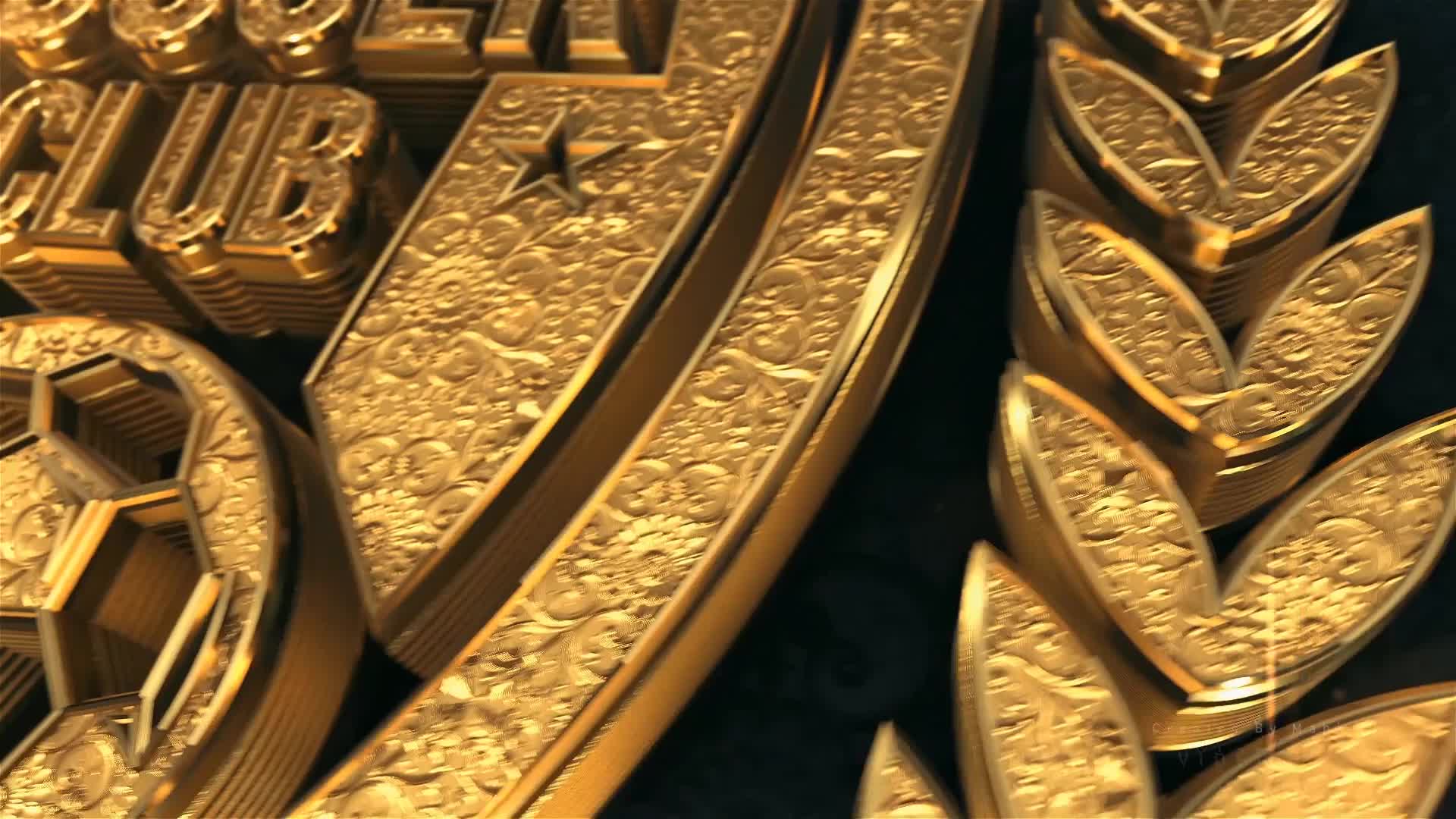 3D Gold Logo Reveal V2 Videohive 24896297 After Effects Image 1