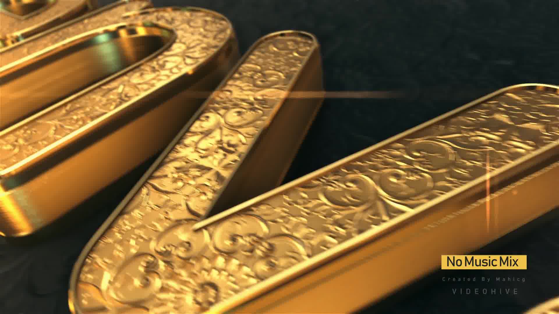 3D Gold Logo Reveal V2 Videohive 24896297 After Effects Image 11
