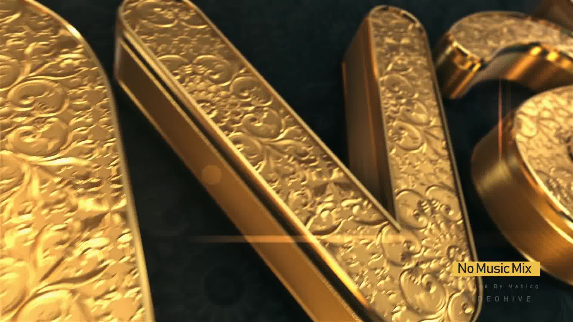 3D Gold Logo Reveal V2 Videohive 24896297 After Effects Image 12