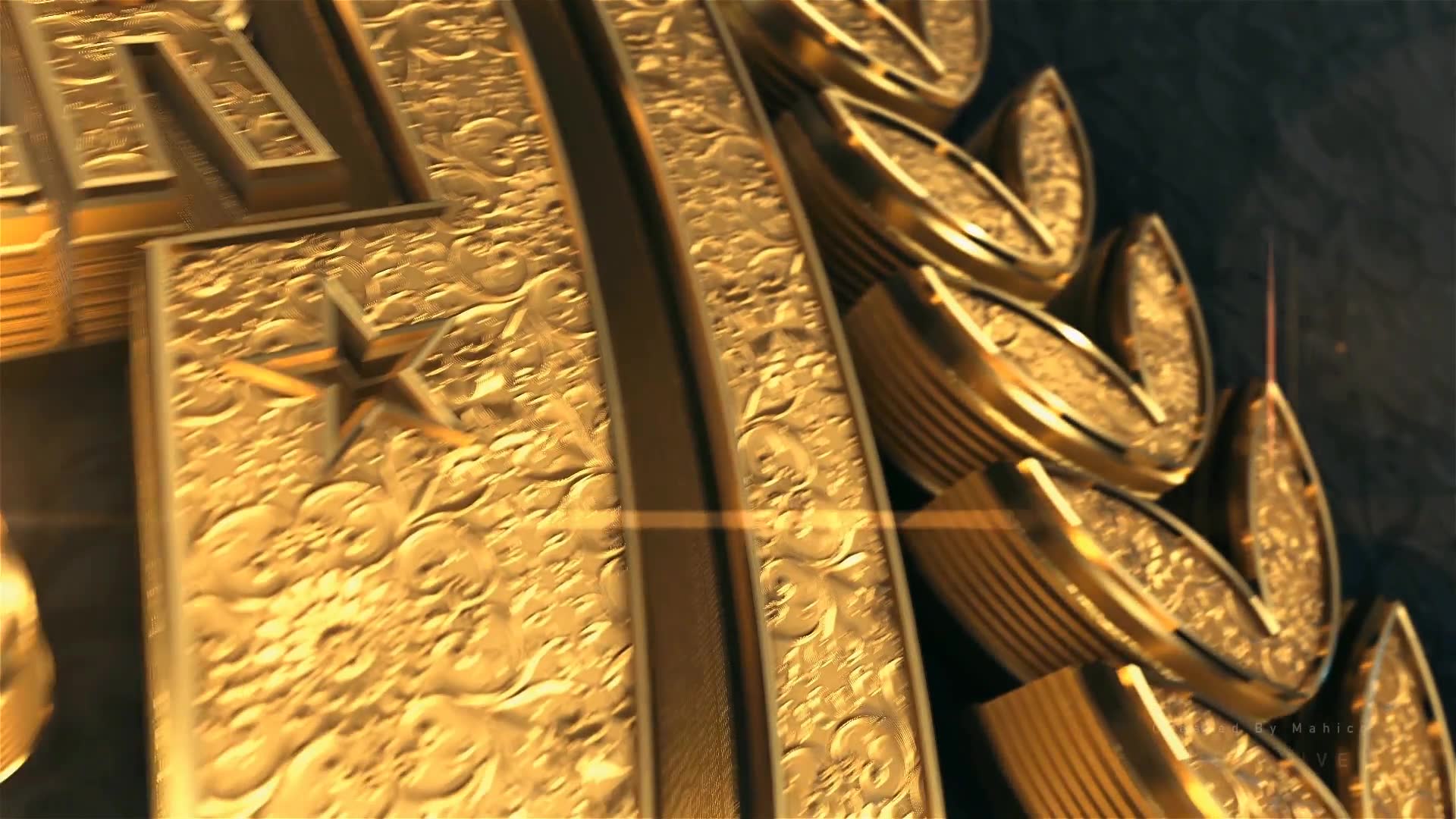 3D Gold Logo Reveal V2 Videohive 24896297 After Effects Image 3