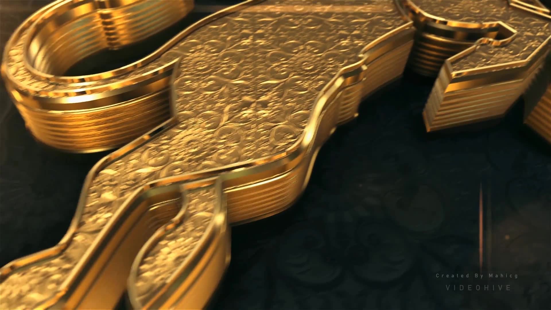 3D Gold Logo Reveal V2 Videohive 24896297 After Effects Image 6