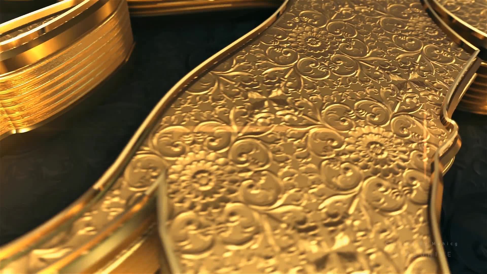 3D Gold Logo Reveal V2 Videohive 24896297 After Effects Image 7