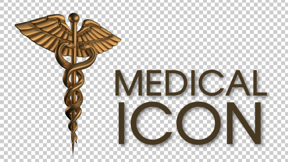 3D Gold Medical Icon - Download Videohive 19072691