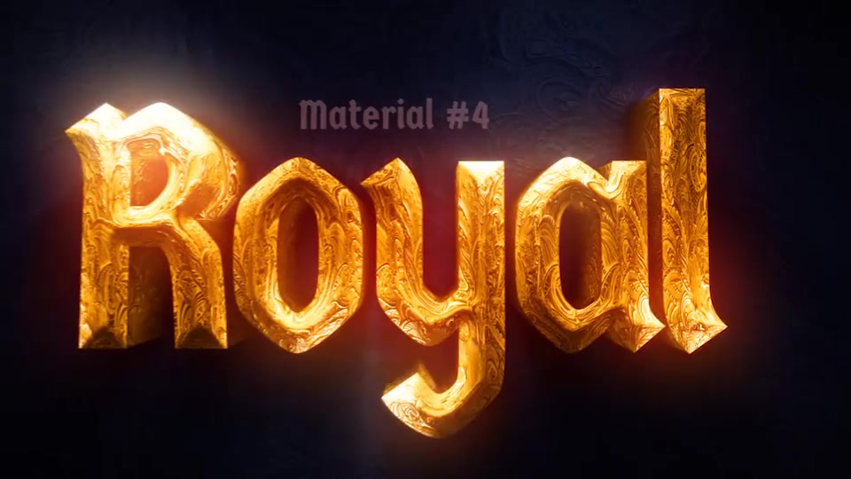 3d Gold Titles and Logo. NO PLUGINS. - Download Videohive 21488686