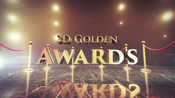3D Golden Awards - Videohive 21930892 Download