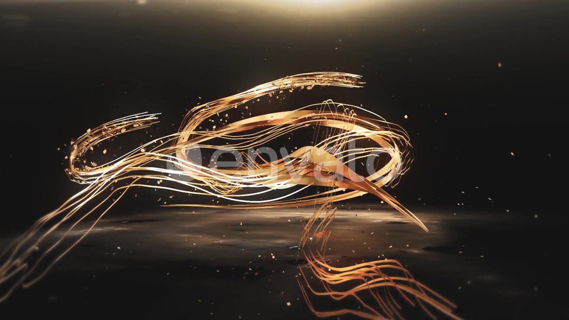 3D Golden Lines Logo 2 Videohive 27401756 After Effects Image 3