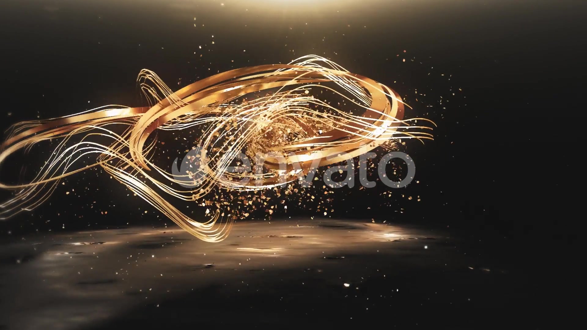 3D Golden Lines Logo 2 Videohive 27401756 After Effects Image 4