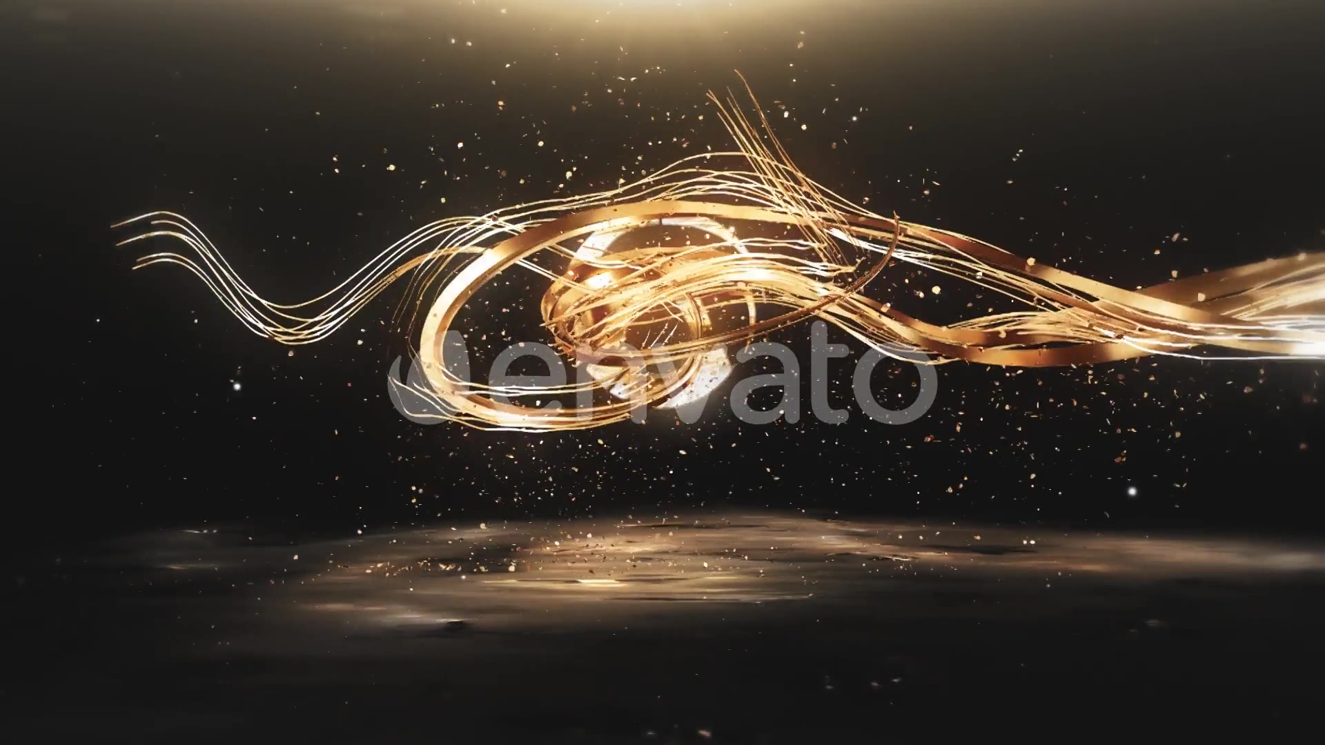 3D Golden Lines Logo 2 Videohive 27401756 After Effects Image 5