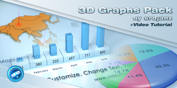 3D Graphs Pack - Download Videohive 237077