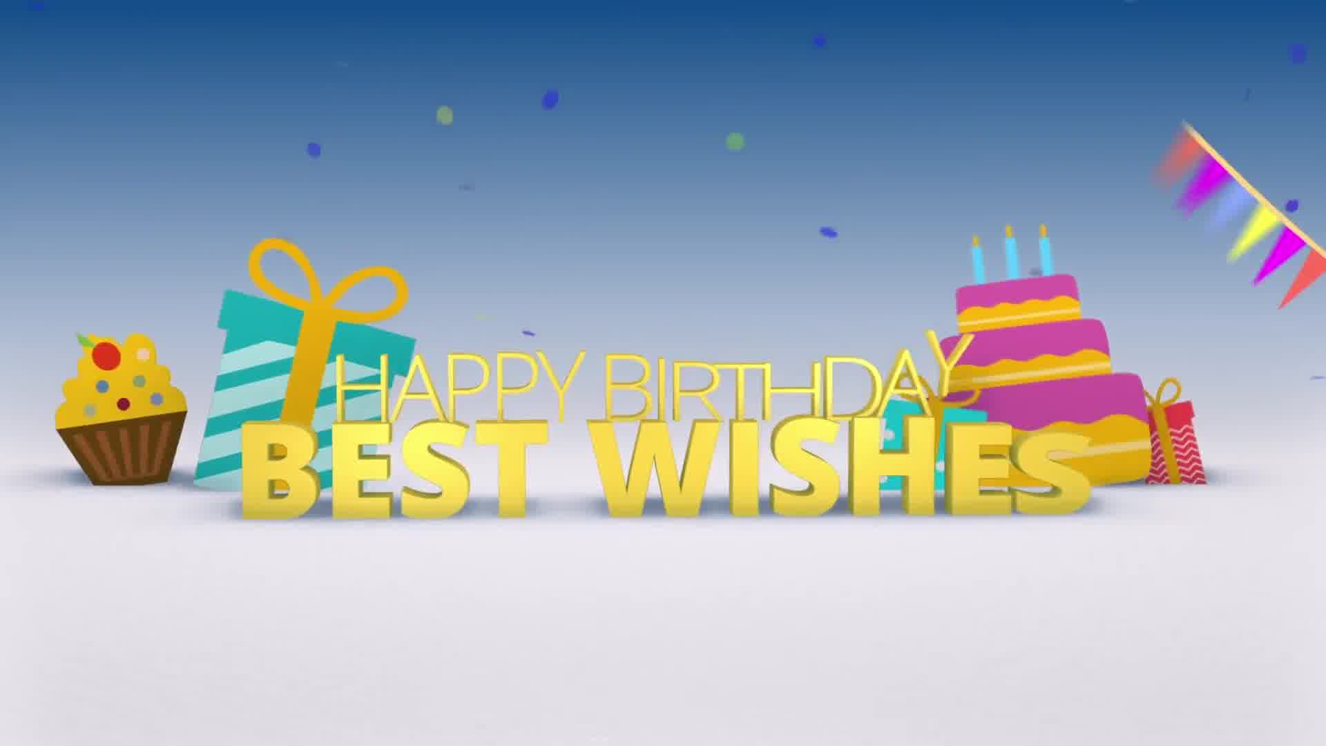 3D Happy Birthday Greeting Intro for DaVinci Resolve Videohive 35301776 DaVinci Resolve Image 10