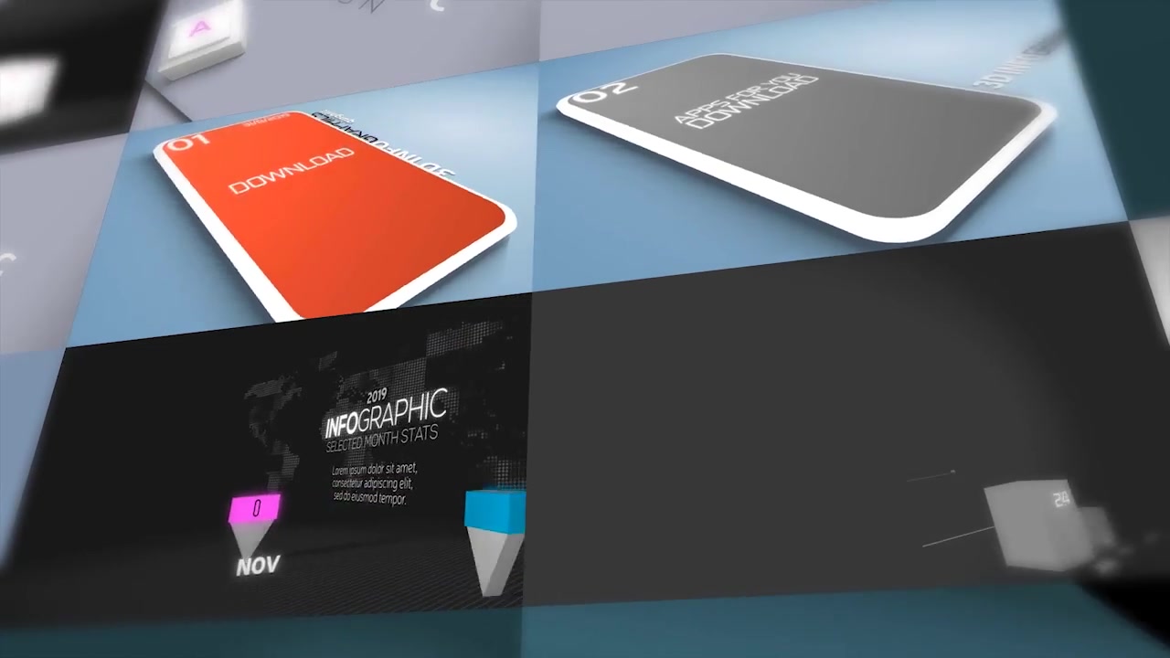 3D Infographics Set 2 Videohive 23971989 After Effects Image 3
