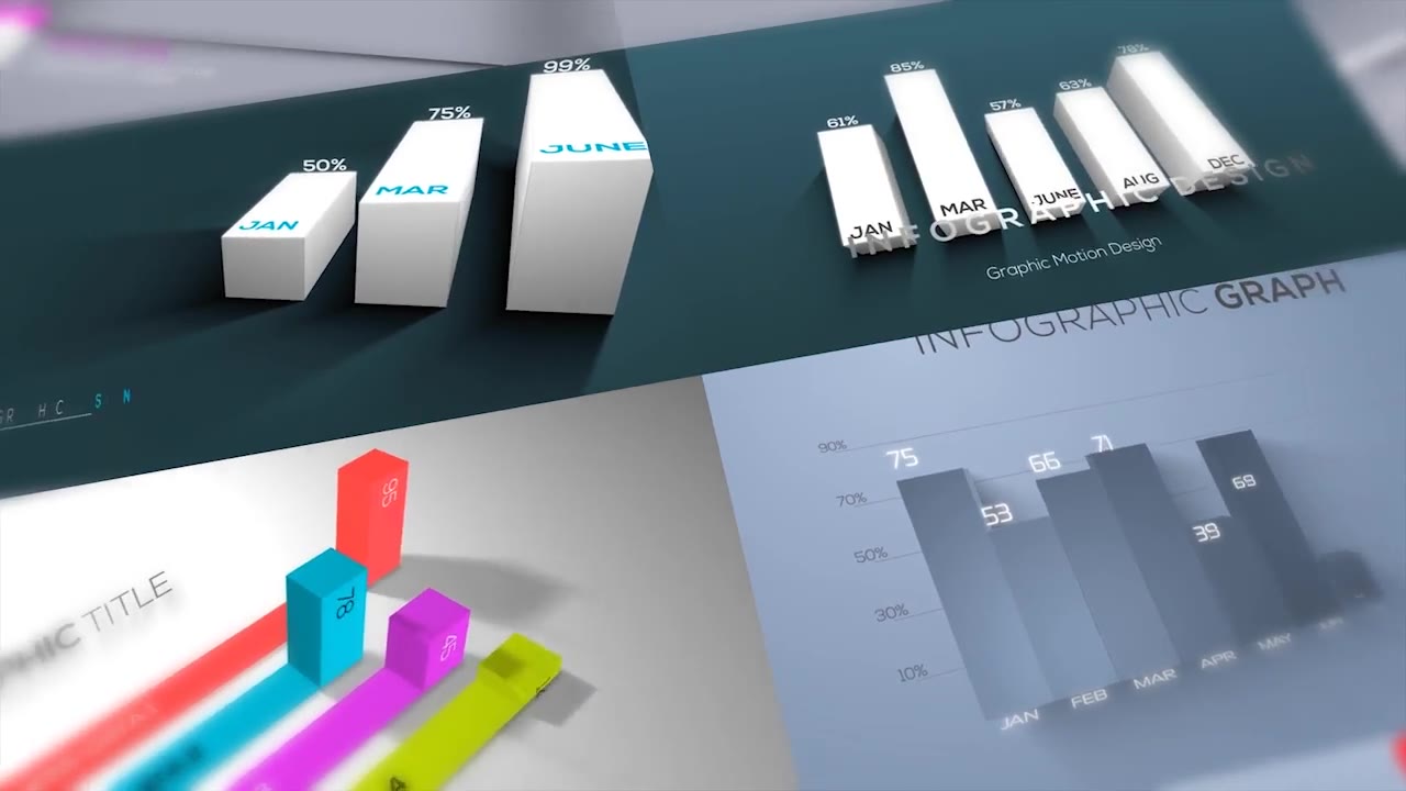 3D Infographics Set Videohive 23635639 After Effects Image 2