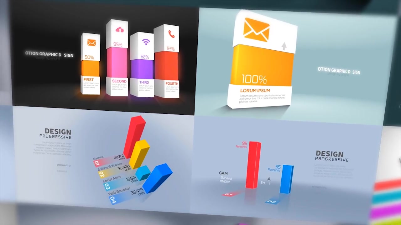 3D Infographics Set Videohive 23635639 After Effects Image 3
