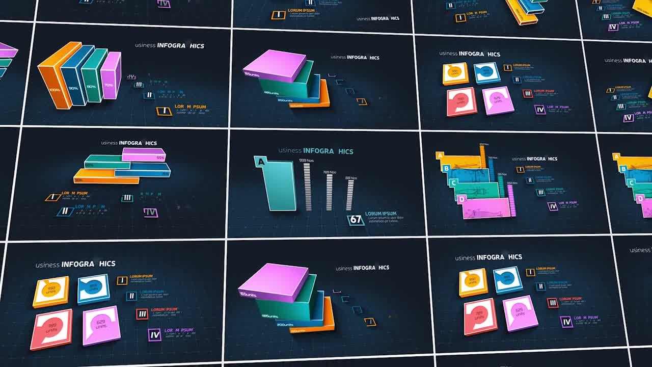 3D Infographics Set 3 Videohive 25193155 After Effects Image 1