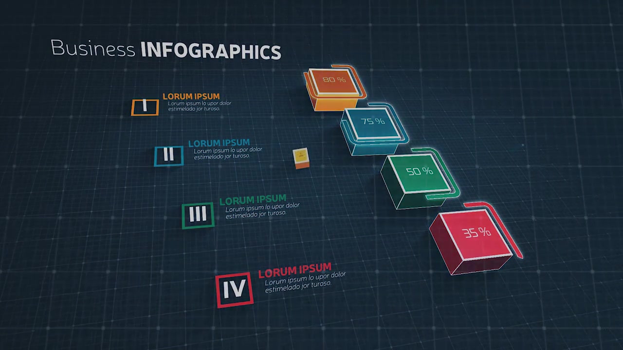 3D Infographics Set 3 Videohive 25193155 After Effects Image 10