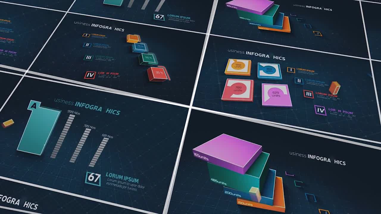 3D Infographics Set 3 Videohive 25193155 After Effects Image 2
