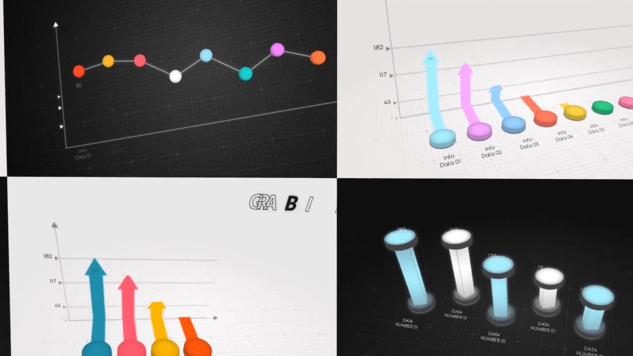 3D Infographics Set 4 Videohive 28474461 After Effects Image 2