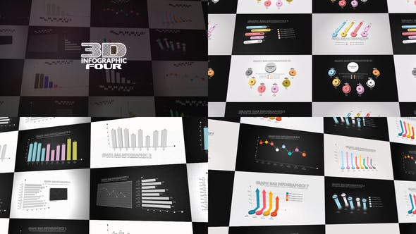 3D Infographics Set 4 - Videohive Download 28474461