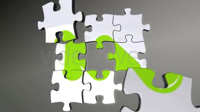 Invisible Visible Jigsaw Puzzle Assembled Free Stock Video Footage Download  Clips
