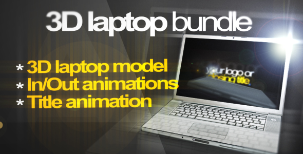 3D Laptop animation bundle - Download Videohive 57371