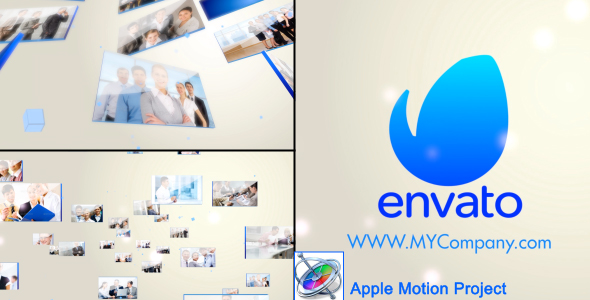 3D LCD Display Logo Opener Apple Motion - Download Videohive 15737201