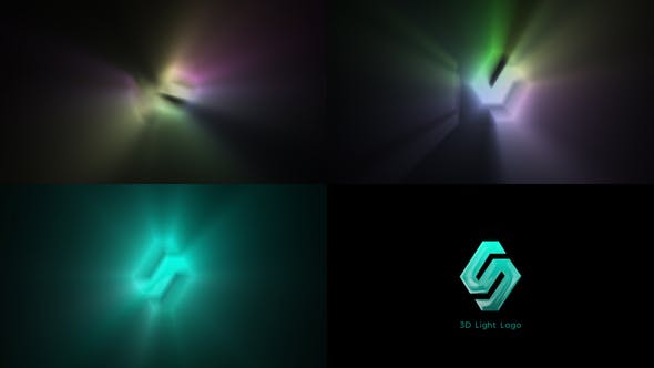 3D Light Logo Reveal - Download Videohive 23916335