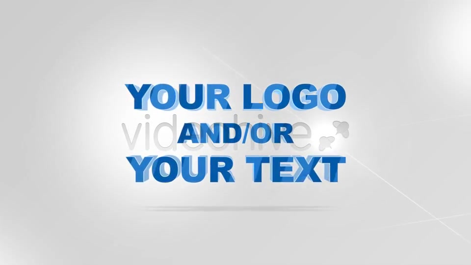 3D Lines 3D Logo Videohive 4289643 After Effects Image 10