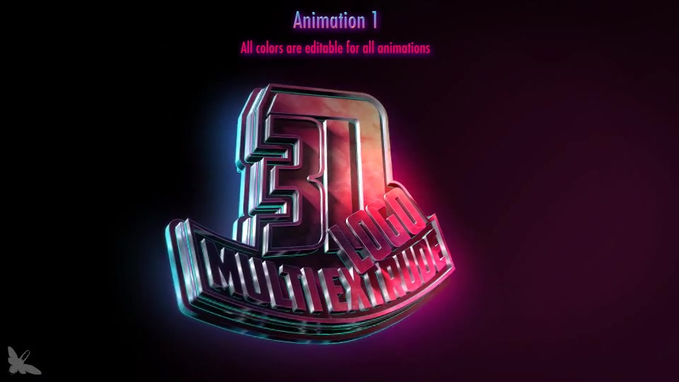 3D logo Multi Extrude - Download Videohive 15457521