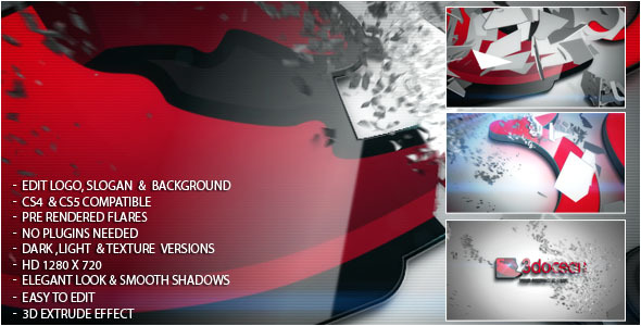 3D Logo Shred - Download Videohive 1083292