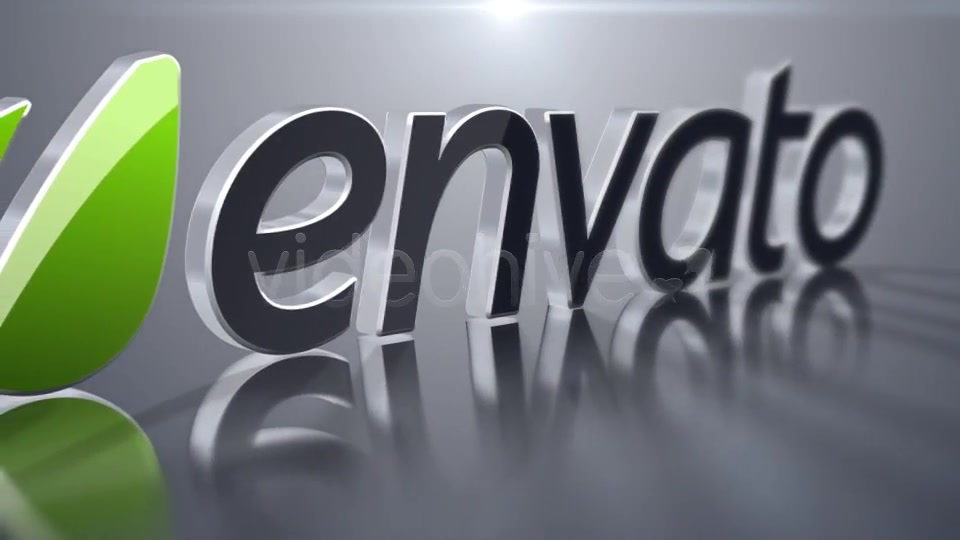 3D Logo With Reflective Ground - Download Videohive 2507839