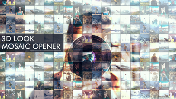 3D Look I Mosaic Opener I Slideshow - Download Videohive 16858356