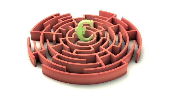 3d Maze With Euro Sign - Download Videohive 18577598