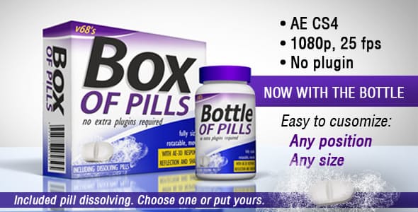 3D Medicine Box And Bottle - Download Videohive 4135865