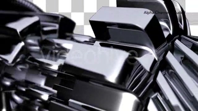 3D Metal Gear Parts Rotating in Loop Videohive 4224271 Motion Graphics Image 12