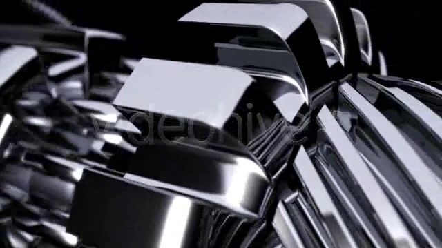 3D Metal Gear Parts Rotating in Loop Videohive 4224271 Motion Graphics Image 6